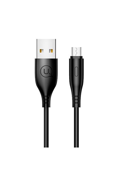 Usams Cablu de încărcare și date USB-A la Micro USB U18, 1m, Negru