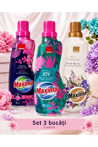 Sano Комплект от 3 броя Maxima Ултра концентрирана течна възглавница за тъкан...