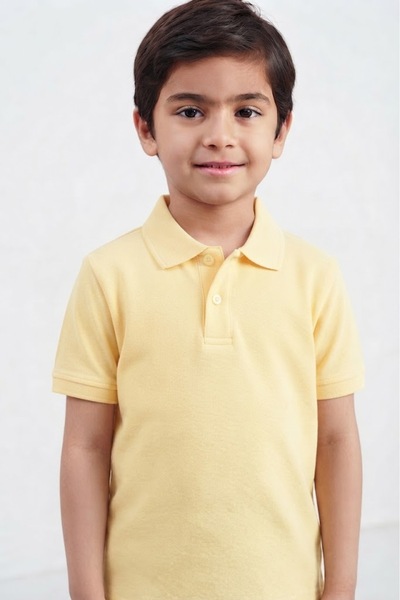 NACAR STORE Children's Unisex Cotton Polo Collar Short Sleeve School T-Shirt ...