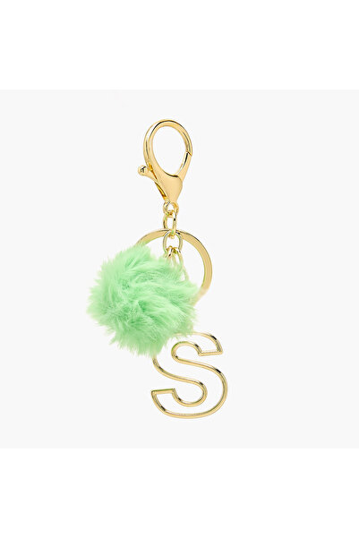 Lifestyle Keychain with Initial 'S Charm