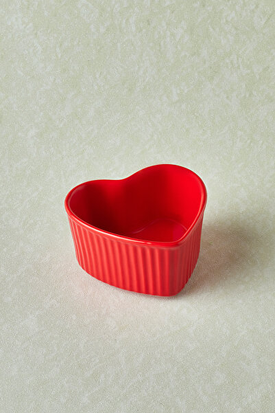 Karaca Heart Kalp Detaylı Çerezlik 9 cm Kırmızı