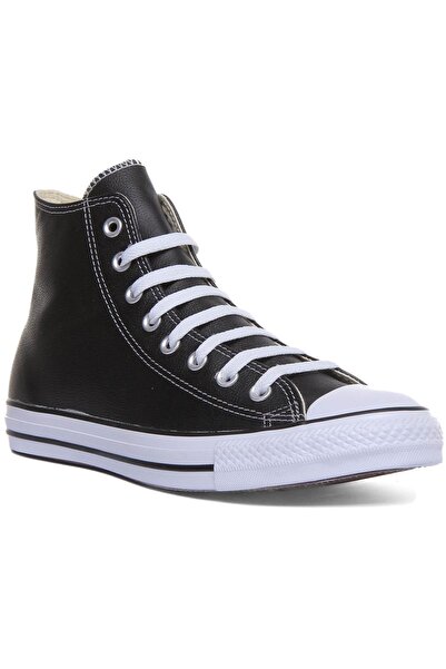 Converse 132169C Chuck Taylor All Star Leather Μαύρα Unisex Παπούτσια