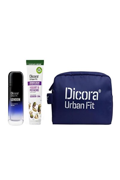 DICORA URBAN FIT Erkek Set London Erkek Parfüm EDT 40 ml +Duş Jeli 100 ml Kiş...