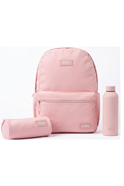 tooly 3Pcs Backpack Set with Pencil Case & Water Bottle - Lightweight School ...