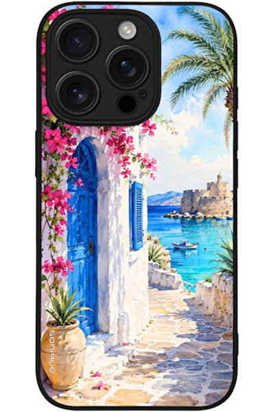 Other Θήκη Sonique Σειρά Μούσα των Ελληνικών Νησιών Apple iPhone 16 Pro Σοκάκ...