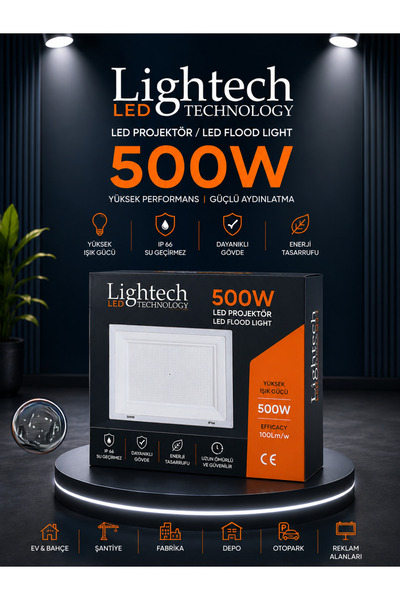 lightech 500W LED PROJEKTÖR