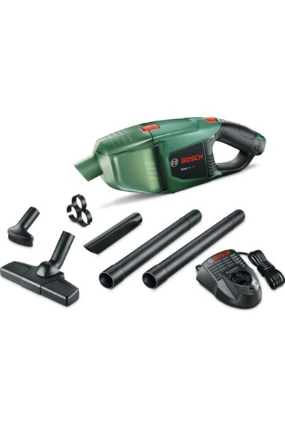 Bosch EasyVac 12 Akülü Süpürge 12 V 2.5 Ah Hafif Taşınabilir Güçlü Temizlik A...
