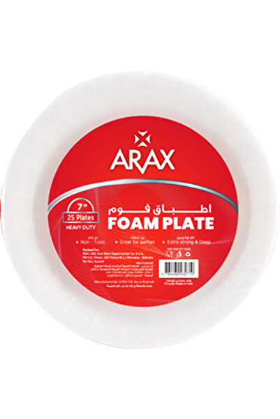 ARAX Foam Plate 7in 25's