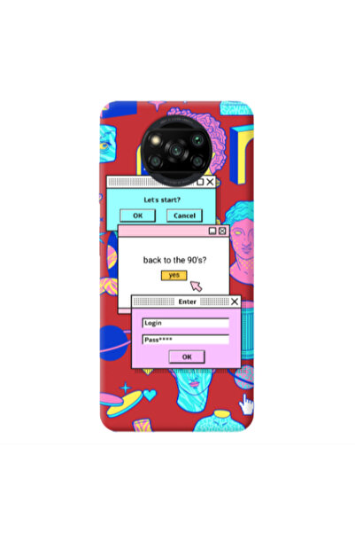 Other Xiaomi Poco X3 /X3 Pro Enter Login Red Colored Silicone TPU Θήκη