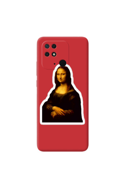 Other Xiaomi Redmi 10C Davinci Red Colored Silicone TPU Θήκη