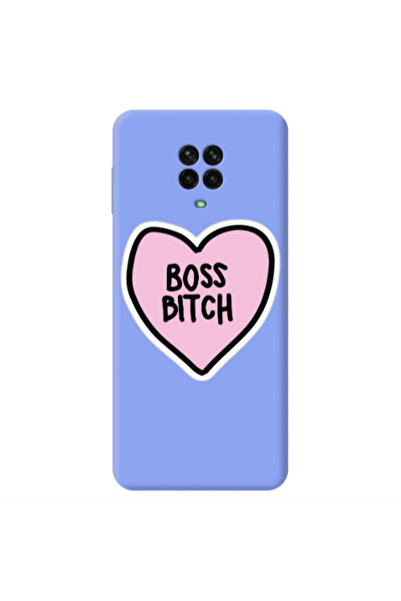 Other Xiaomi Redmi Note 9 Pro Boss Bitch Light Purple Colored Silicone TPU Θήκη