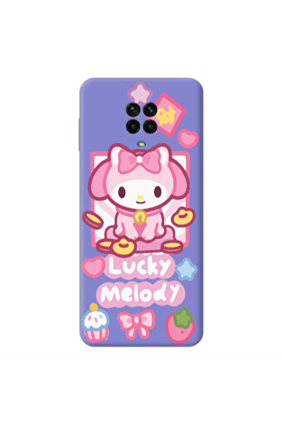 Other Xiaomi Redmi Note 9 Pro Lucky Melody Purple Colored Silicone TPU Θήκη
