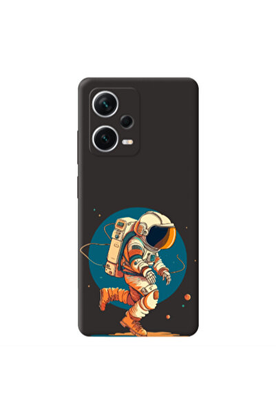 Other Xiaomi Poco X5 Run Space Black Colored Silicone TPU Θήκη