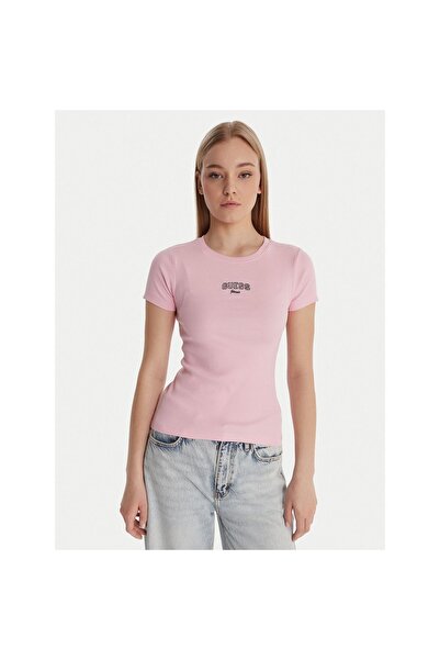 Guess Jeans Γυναικείο T-shirt W6RP22KA0H1 Μαύρο