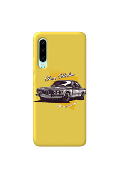Other Huawei P30 Classy Collection Yellow Colored Silicone TPU Θήκη