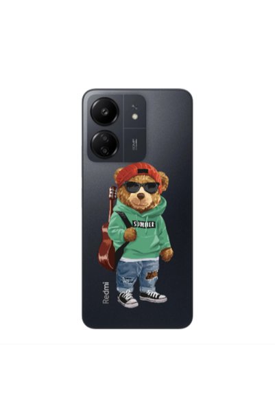 Other Xiaomi Redmi 13C Summer Tedy Transparent Silicone TPU Θήκη