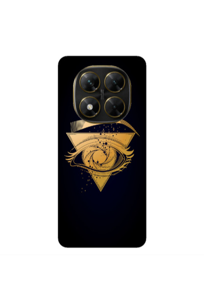 Other Xiaomi Poco X7 Triangular gold eye Transparent Silicone TPU Θήκη