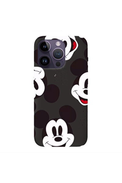 Other Apple iPhone 14 Pro Max Mickey Mouse Black Colored Silicone TPU Θήκη