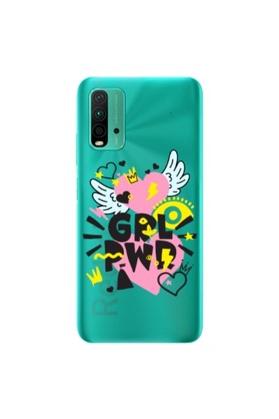 Other Xiaomi Redmi 9T Grl Pwr Transparent Silicone TPU Θήκη