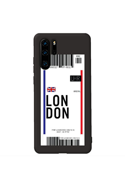 Other Huawei P30 Pro London Arrival Black Colored Silicone TPU Θήκη