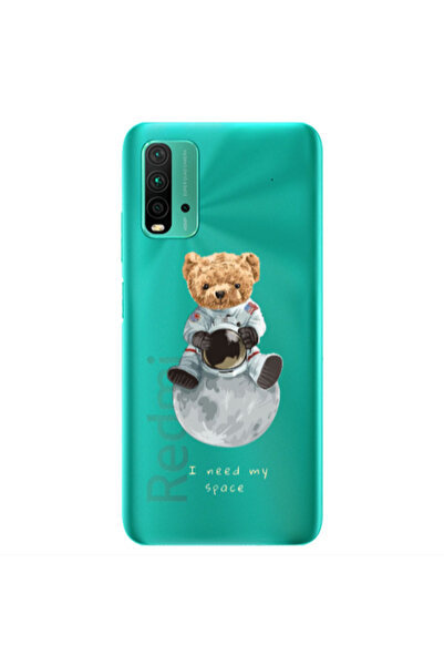 Other Xiaomi Redmi 9T Bear in space Transparent Silicone TPU Θήκη