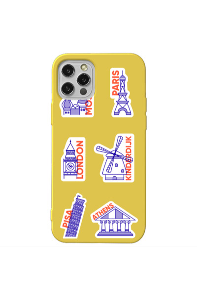 Other Apple iPhone 13 Pro Pisa Athens Yellow Colored Silicone TPU Θήκη
