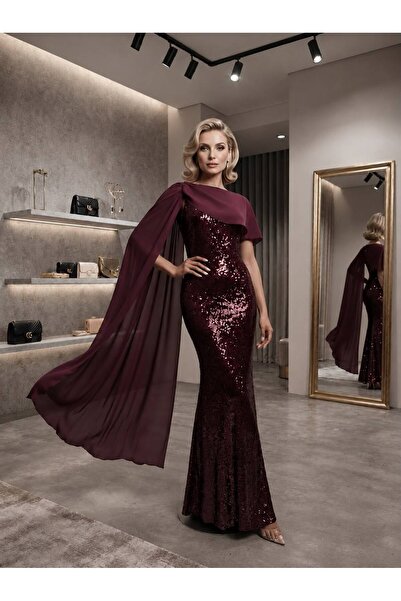 GORI FASHION Full Beaded Evening Dress