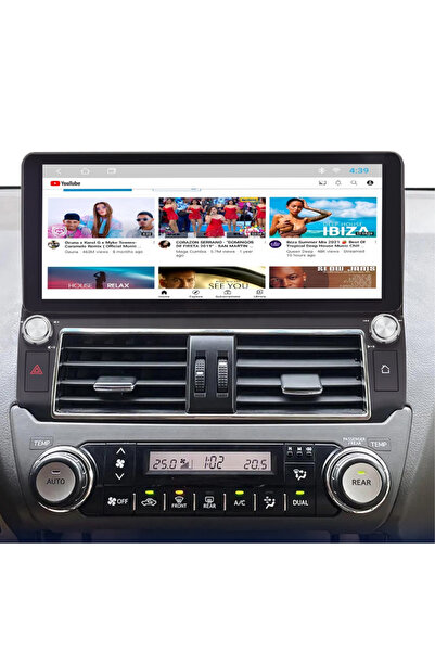 Carplayer Toyota prado android screen 12 inch model 2014 2015 2016 2017 with ...