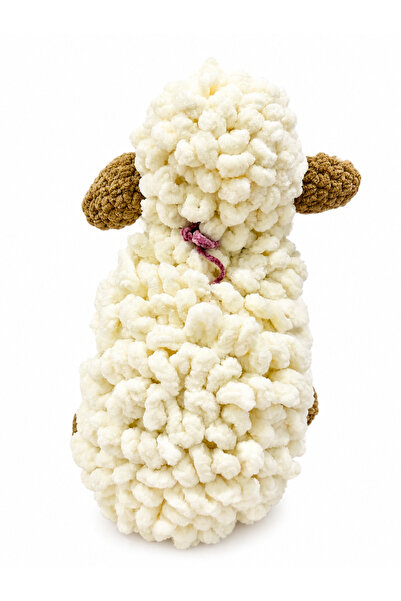 Queen Crochet خروف كروشيه يدوي الصنع - هدية ناعمة وفاخرة لعيد الأضحى