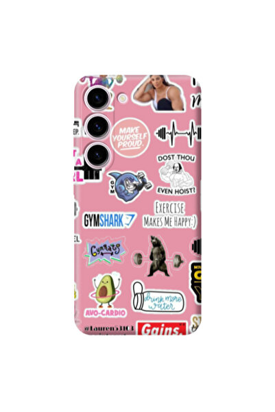 Other Samsung S23 Plus Mixed up 2 Pink Colored Silicone TPU Θήκη