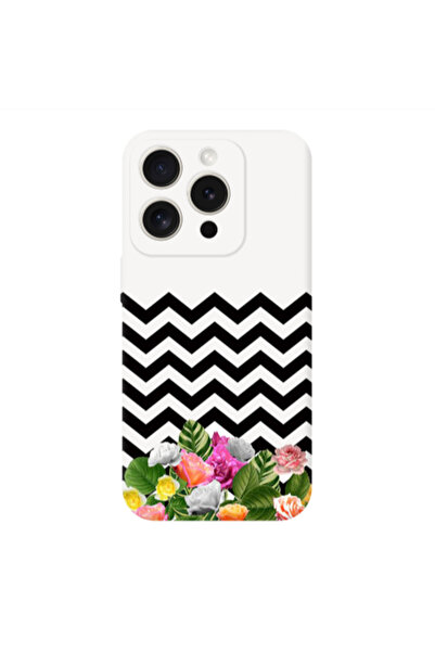 Other Apple iPhone 15 Pro Arow patern Purple Colored Silicone TPU Θήκη