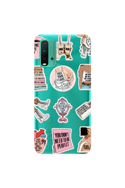 Other Xiaomi Redmi 9T Everything will be okay Transparent Silicone TPU Θήκη