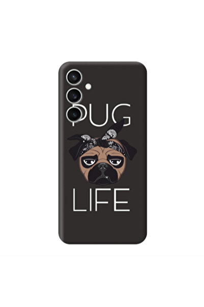 Other Samsung S23FE Pug Life Black Colored Silicone TPU Θήκη