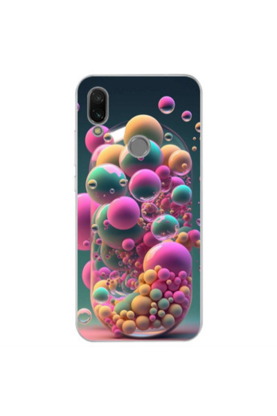 Other Xiaomi Redmi Note 7 Bubbles Transparent Silicone TPU Θήκη