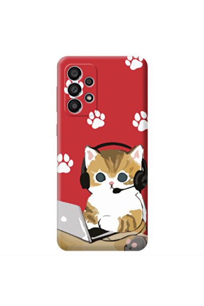 Other Samsung A53 Call Center Red Colored Silicone TPU Θήκη