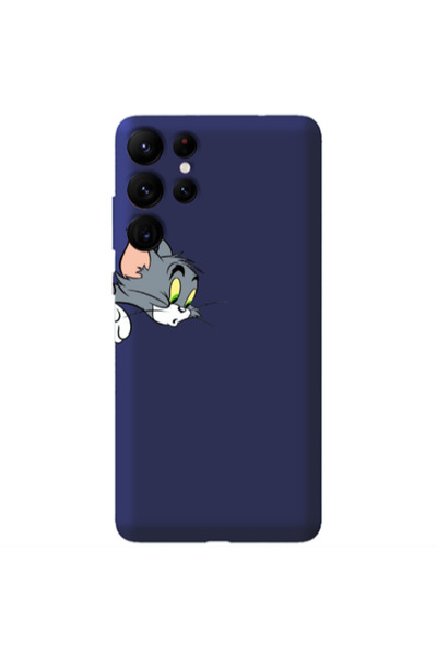 Other Samsung S22 Ultra Tom 1 Dark blue Colored Silicone TPU Θήκη