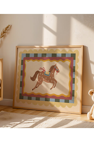 Creatick Design Bebek Ve Çocuk Odası Duvar Dekorasyonu Masif Ahşap Çerçeveli ...