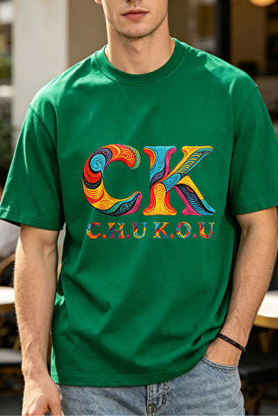 Fleck Colorful Abstract Design T Shirts For Men CK Chukou Mens Printed T Shirts