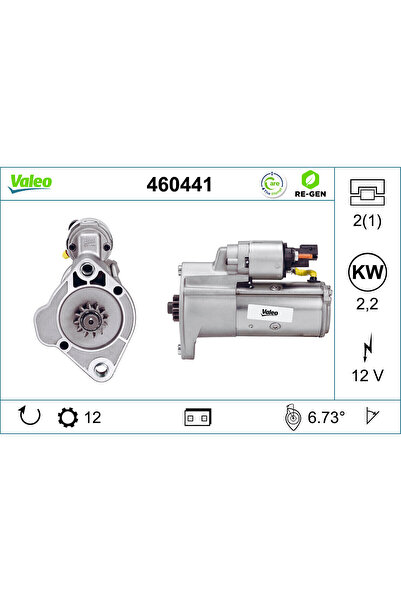 VALEO Electromotor (12V 2.2kW Recondiționat Profesional) Mercedes Sprinter 3 ...