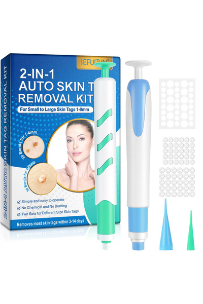 Choice 1 kit 2-IN-1 Auto Skin Tag Removal Tool Kit For Small to Large Skin Ta...