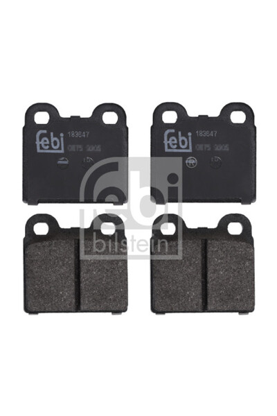 FEBI BILSTEIN Set Placute Frana Fata Porsche 911 Vw Garbus 1.3-2.0 01.63-07.0...