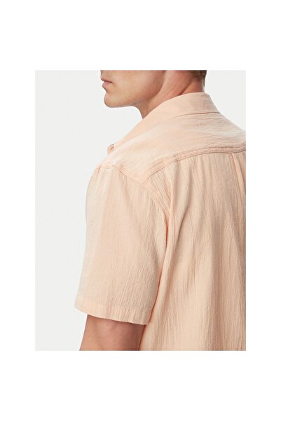 Quiksilver Cămașă bărbătească 2230088066348 Portocalie