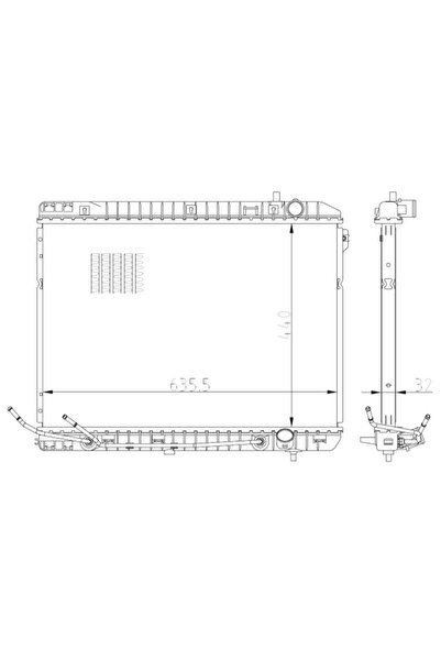 NRF Radiator Racire Motor KIA CARNIVAL