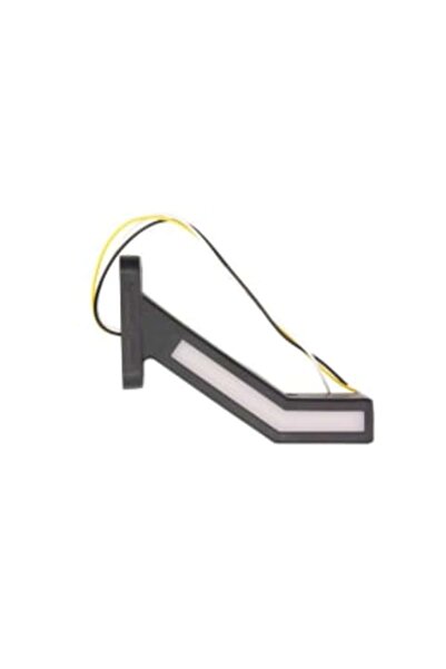 WAS Lampa Gabarit Dreapta Alb/Portocaliu/Rosu Led Suprafata Lungime Cablu 400...