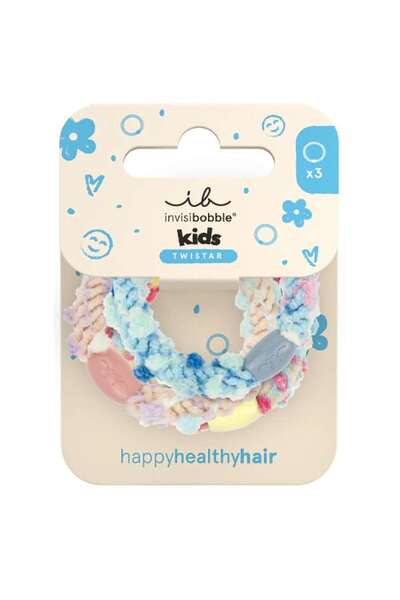 INVISIBOBBLE | Twistar Kids Pom Pom Tie Παιδικά Λαστιχάκια Μαλλιών | 3τεμ