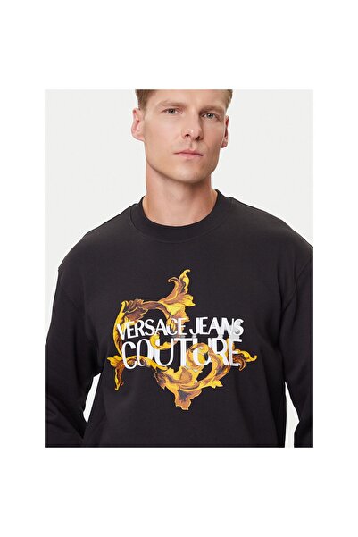 VERSACE JEANS COUTURE Bluză bărbătească 79GAIE10 CF00E Negru