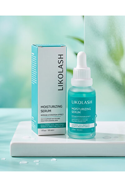 Likolash Hyaluronic Acid Moisturizing Serum with Panthenol for Intensive Mois...