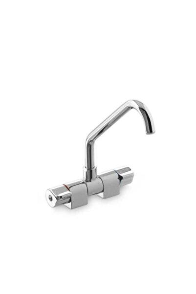 Dometic Ac 537 Folding Hot/Cold Faucet Brass Chrome Color
