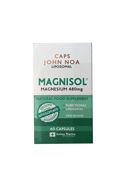 JOHN NOA Κάψουλες Μάγκνισολ 480mg Λιποσωμιακό 60 Κάψουλες
