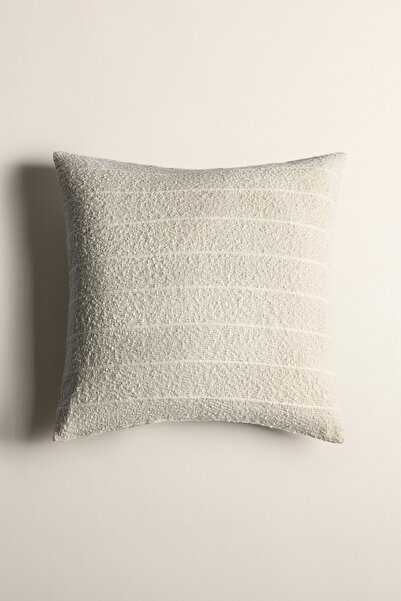 LEFTIES Çizgili havlu kumaş kırlent kılıfı 50x50 cm